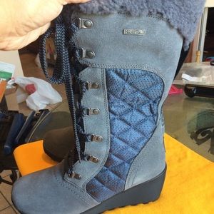 Bearpaw Destiny Bluegray Suede Boots 